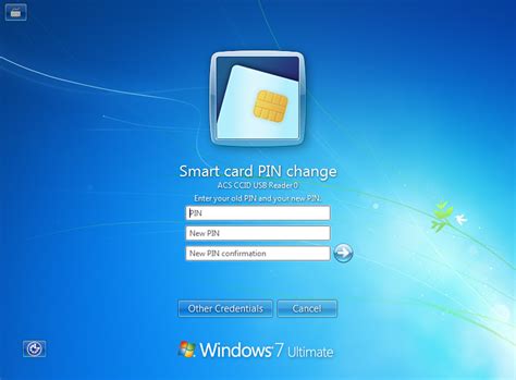 provider smart card microsoft pin|How to change the PIN of a smart card .